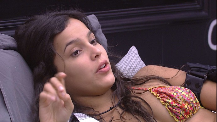 Emilly fala sobre Elettra. (Foto: Divulgação/GShow)