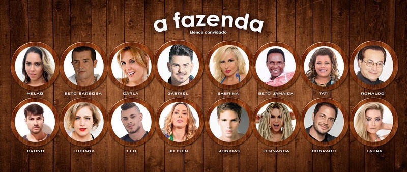 Suposto elenco de A Fazenda vazou na web (Divulgação)