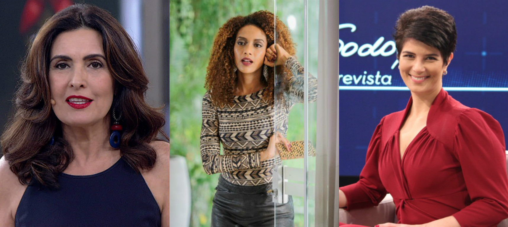 Fátima Bernardes, Taís Araújo, Mariana Godoy entre outras profissionais da TV que se destacam atualmente