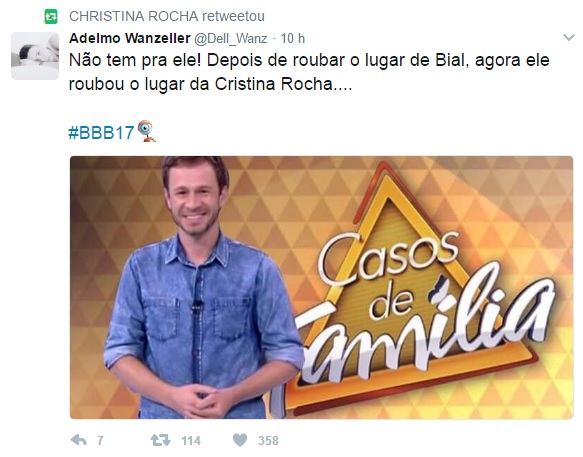 Christina Rocha (Reprodução/Twitter)