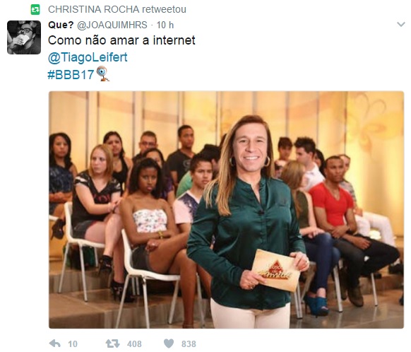 Christina Rocha (Reprodução/Twitter)