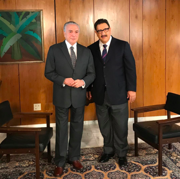 Michel Temer e Ratinho