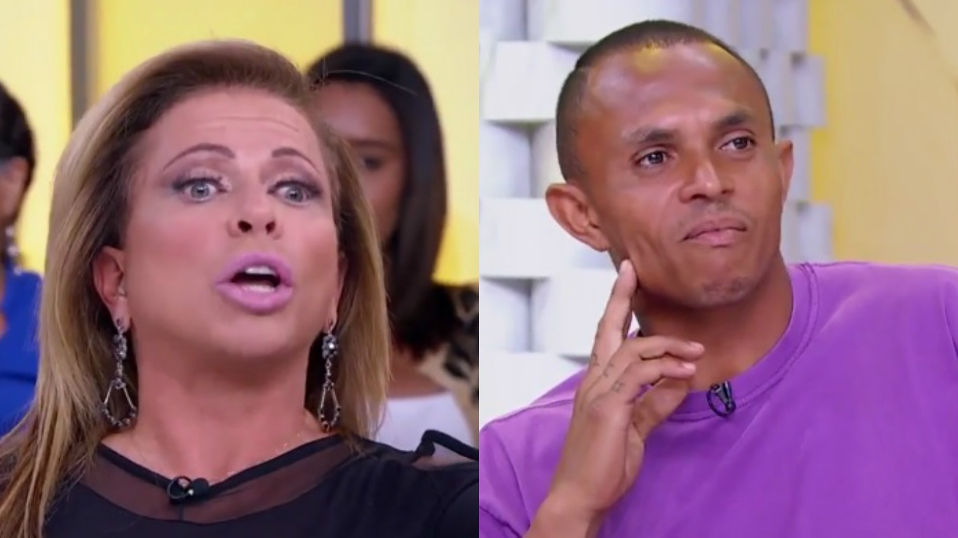 Christina Rocha e convidado do Casos de Família