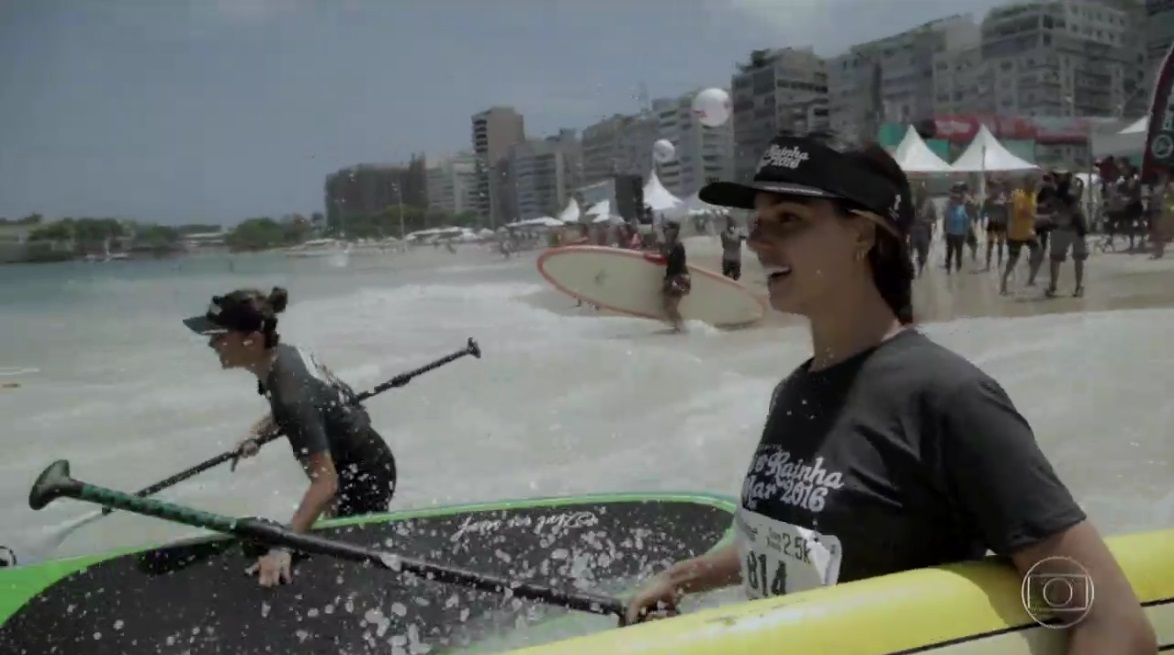 Isis Valverde encara desafio no Esporte Espetacular (Reprodução/ TV Globo)