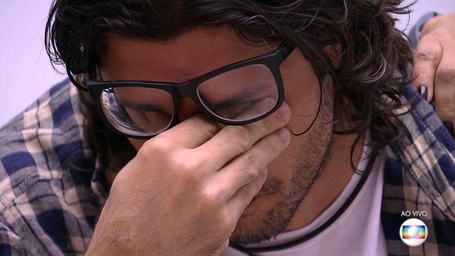 Ilmar chora no BBB 17