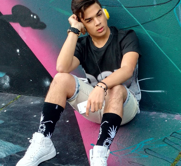 Lucas Santos realizou testes para integrar o elenco de nova novela do SBT (Reprodução/Instagram)