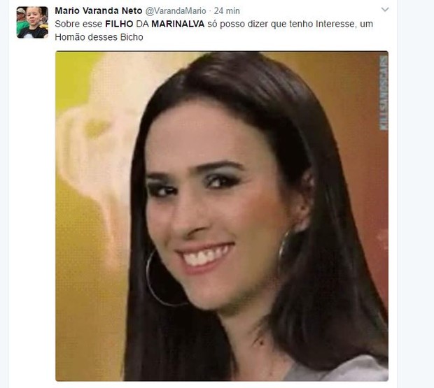 Internautas falam sobre filho de Marinalva