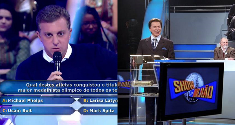 Luciano Huck e Silvio Santos (Reprodução/Montagem: ObservatórioTV)