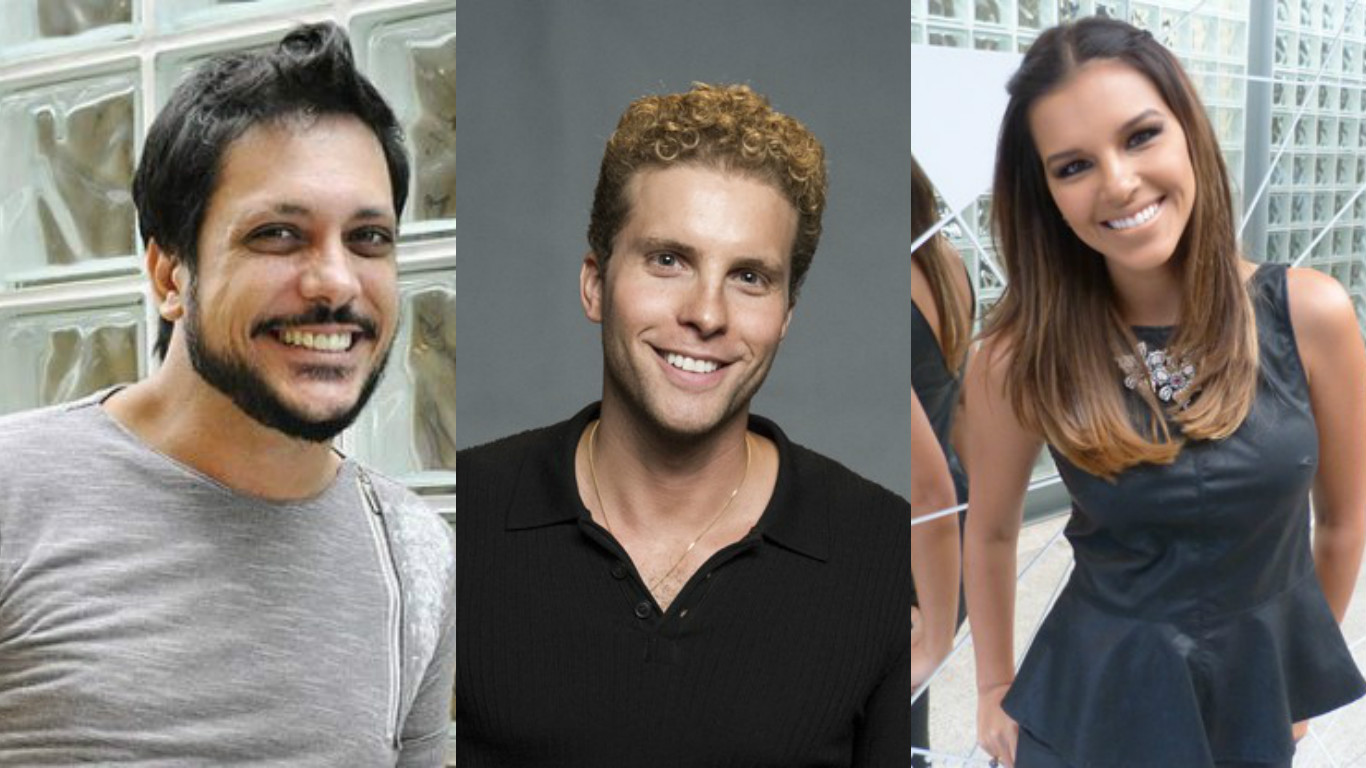 Lúcio Mauro Filho, Thiago Fragoso e Mariana Rios