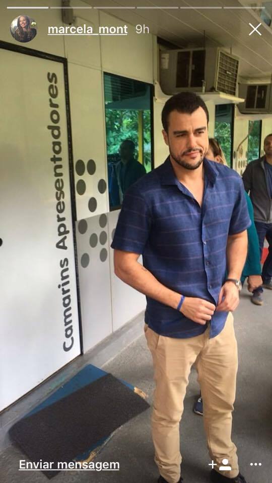 Joaquim Lopes acompanha momento em que cobra é retirada do Projac