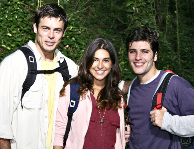 Luigi Baricelli, Fernanda Paes Leme e Bruno Gagliasso em Dom (Divulgação/ TV Globo)