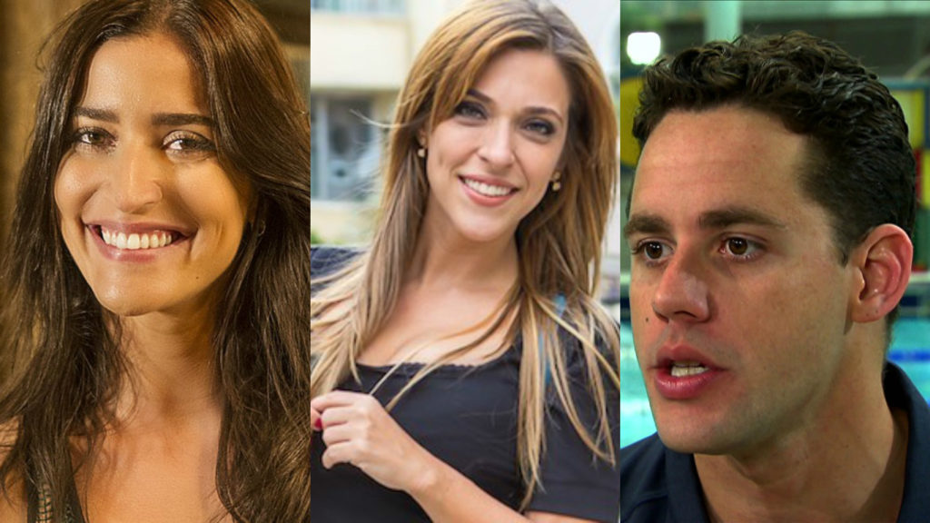 Maria Joana, Júlia Rabello e Thiago Pereira (Reprodução/Divulgação/TV Globo)