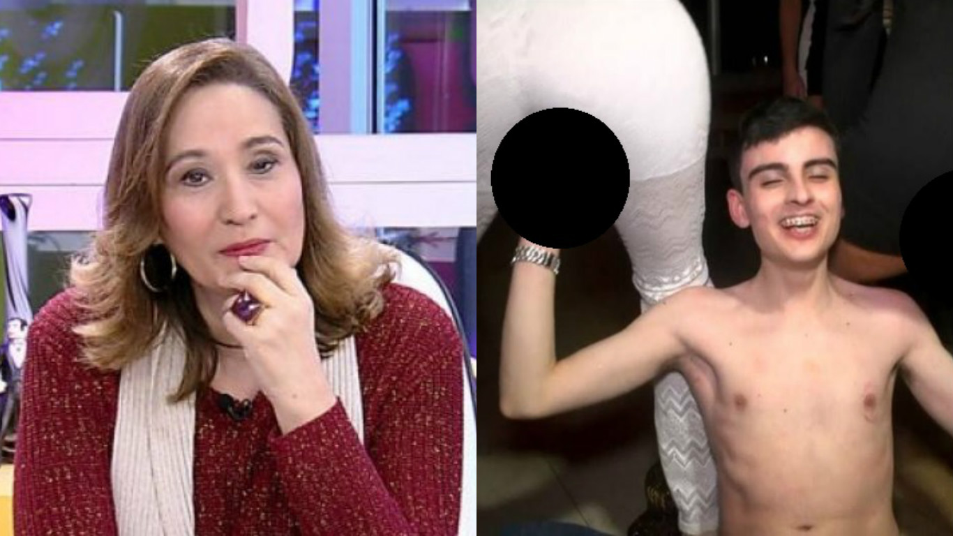 Sonia Abrão e Dudu Camargo