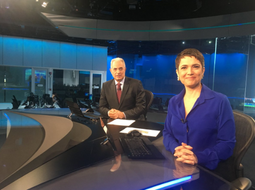 William Waack e Sandra Annenberg