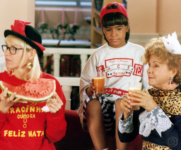 Xuxa, Patrick de Oliveira e Eloísa Mafalda em Crer Para Ver (Divulgação/ TV Globo)