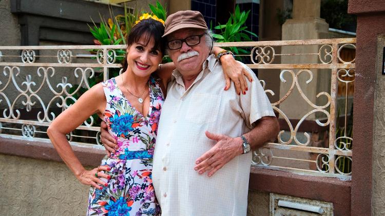 Edinalva (Zezé Polessa) e Abel (Tonico Pereira) em A Força do Querer