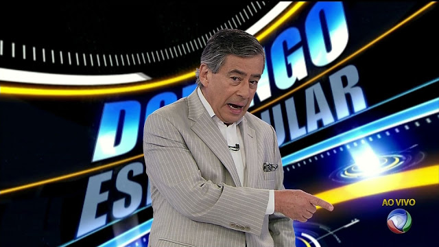 Paulo Henrique Amorim diz que a Globo está à venda (Reprodução/Record)