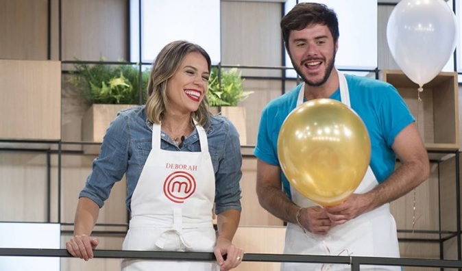 Deborah e Victor Vieira, competidores do MasterChef
