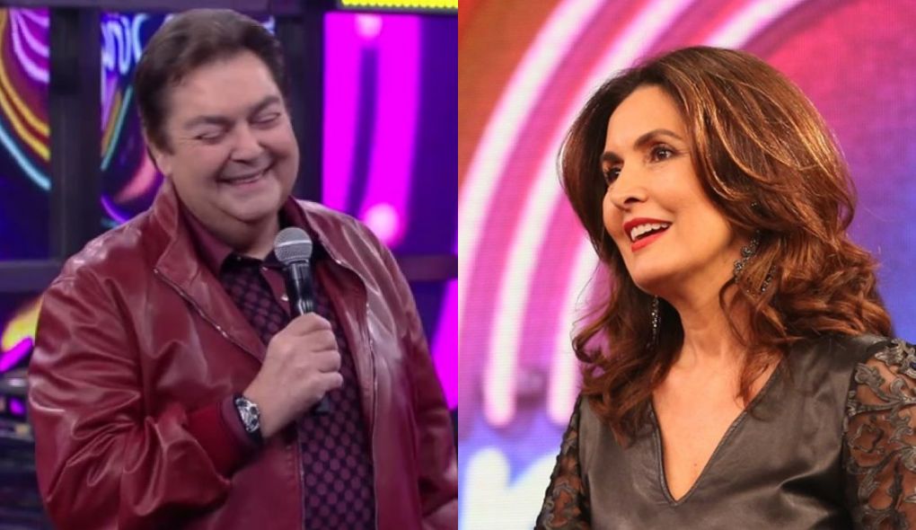 Fausto Silva e Fátima Bernardes