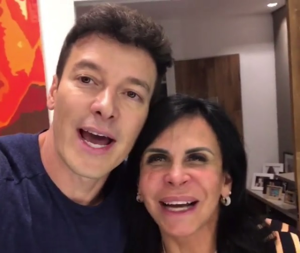 Rodrigo Faro e Gretchen