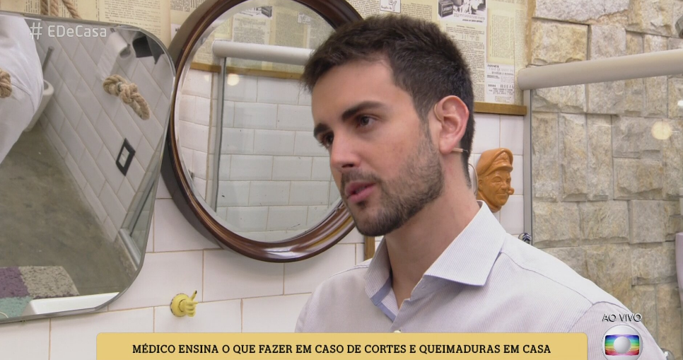Convidado do É de Casa chama atenção de internautas (Reprodução)