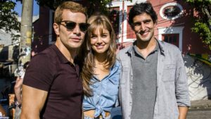 Daniel de Oliveira, Sophie Charlotte e Renato Góes