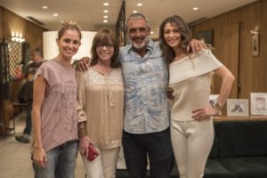 Carol Duarte, Gloria Perez, Rogério Gomes e Maria Fernanda Cândido