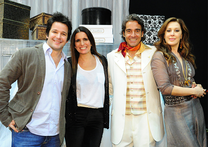 Murilo Benício, Malu Mader, Alexandre Borges e Claudia Raia em Ti Ti Ti