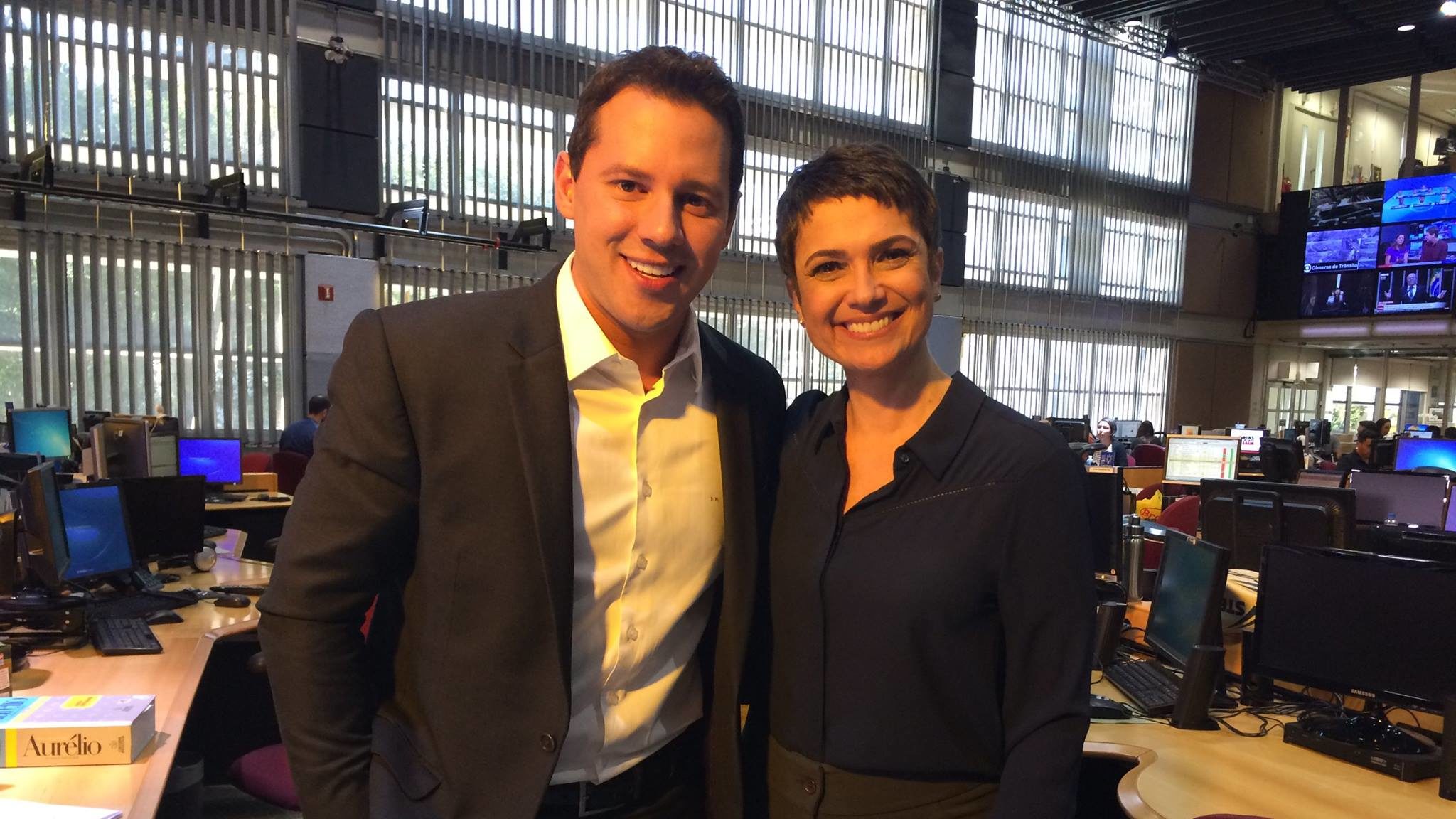 Dony de Nuccio e Sandra Annenberg