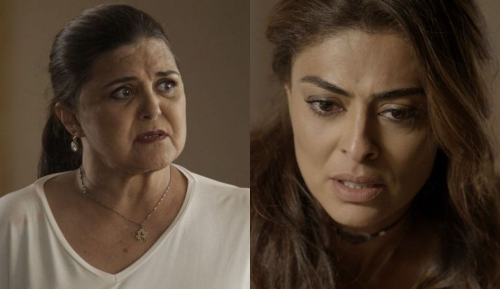Aurora (Elizangela) e Bibi (Juliana Paes) de A Forca do Querer