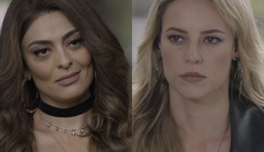 Bibi (Juliana Paes) e Jeiza (Paolla Oliveira) de A Força do Querer
