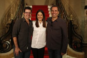 Bruno Mazzeo, Joana Jabace e Maurício Farias