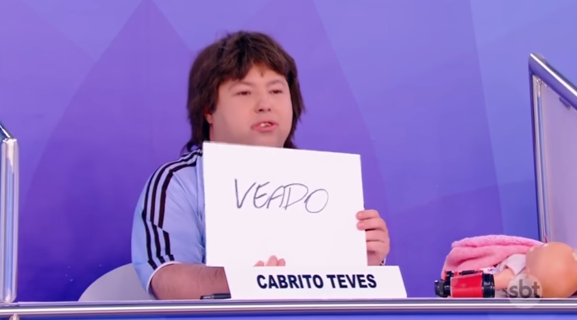 Cabrito Teves no Programa Silvio Santos