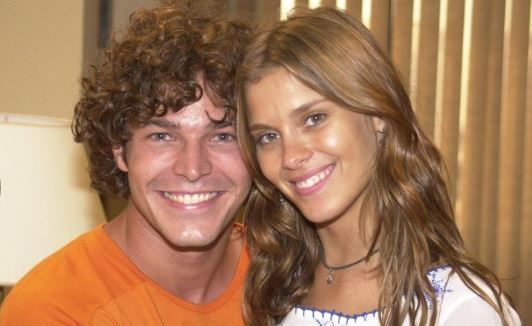 Érik Marmo e Carolina Dieckmann