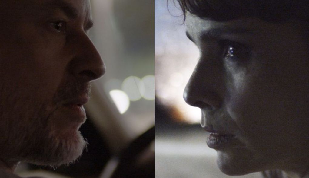 Eugênio (Dan Stulbach) e Irene (Débora Falabella) de A Forca do Querer