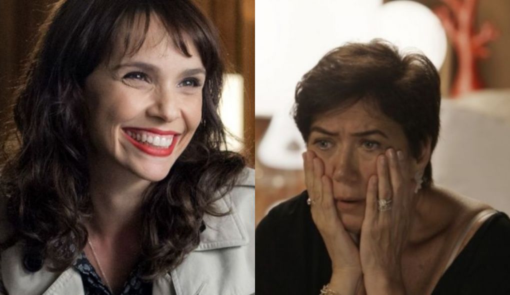 Irene (Debora Falabella) e Silvana (Lilia Cabral) de A Forca do Querer