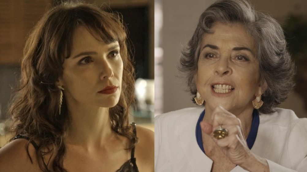 Irene (Débora Falabella) e Elvira (Betty Faria) de A Força do Querer