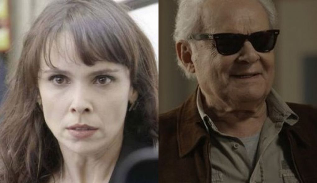 Irene (Débora Falabella) e Garcia (Othon Bastos) de A Força do Querer