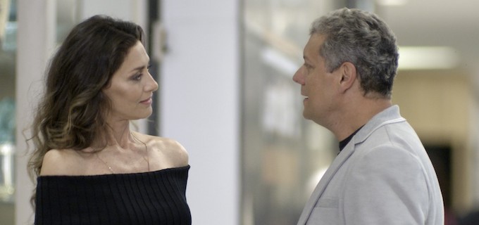 Joyce (Maria Fernanda Cândido) e Leandro (Marcello Airoldi) de A Força do Querer