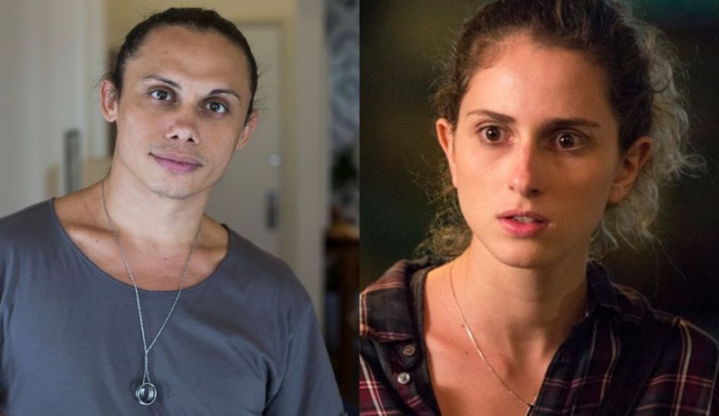 Nonato (Silvero Pereira) e Ivana (Carol Duarte) de A Força do Querer
