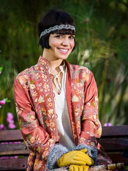 Sabrina Petraglia como a Olímpia de Tempo de Amar
