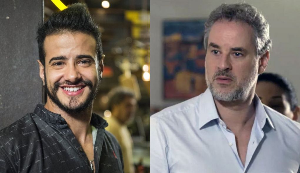 Te (Tarso Brant) e Eugênio (Dan Stulbach) de A Forca do Querer