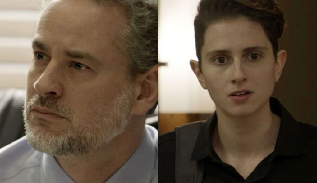Eugenio (Dan Stulbach) e Ivana (Carol Duarte) de A Forca do Querer