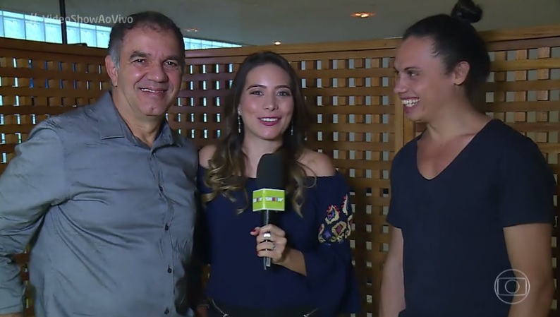 Humberto Martins e Silvero Pereira no Video Show