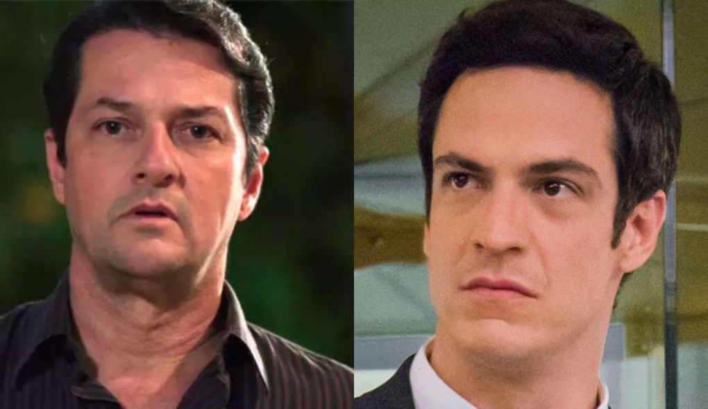 Malagueta (Marcelo Serrado) e Eric (Mateus Solano) de Pega Pega