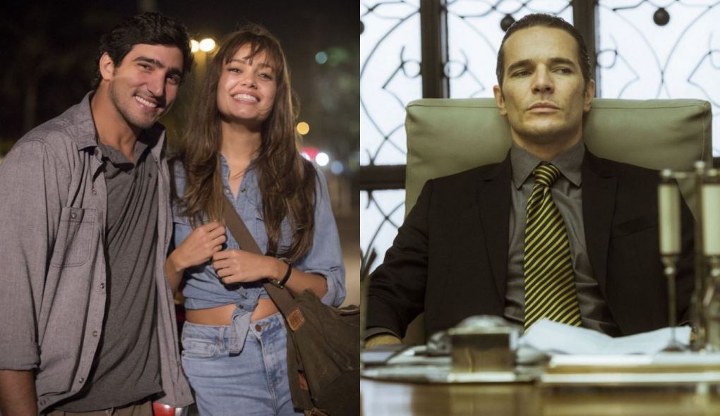 Alice (Sophie Charlotte), Renato (Renato Goes) e Vitor (Daniel de Oliveira) de Os Dias Eram Assim