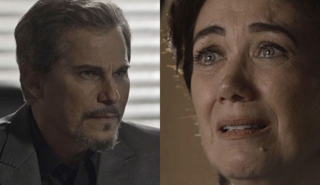 Dantas (Edson Celulari) e Silvana (Lilia Cabral) de A Forca do Querer