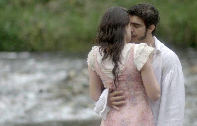 Domitila (Agatha Moreira) e Dom Pedro (Caio Castro) de Novo Mundo