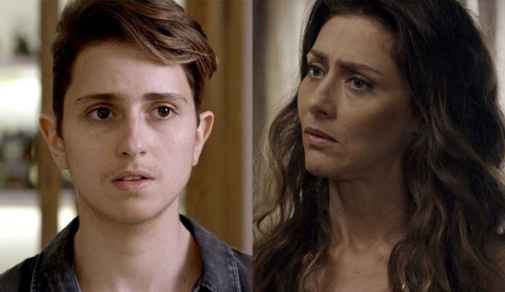 Ivana (Carol Duarte) e Joyce (Maria Fernanda Cândido) de A Forca do Querer