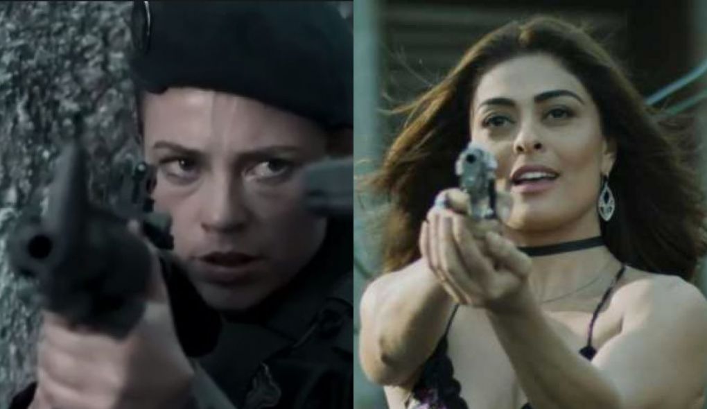 Jeiza (Paolla Oliveira) e Bibi (Juliana Paes) de A Forca do Querer